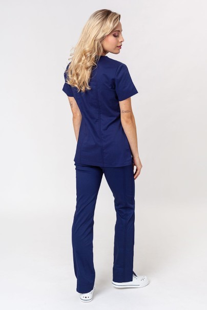 Lekárska dámska súprava Cherokee Core Stretch (blúza Core, nohavice Mid Rise) námornícka modrá-1