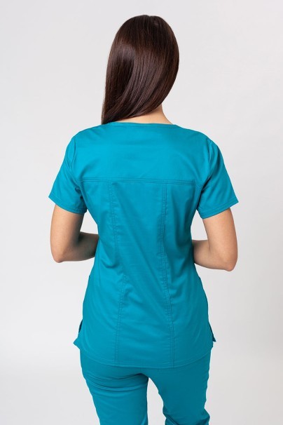 Lekárska dámska súprava Cherokee Core Stretch (blúza Core, nohavice Mid Rise) morsky modrá-3