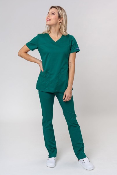 Lekárske dámske nohavice Cherokee Core Stretch Mid Rise zelená-5