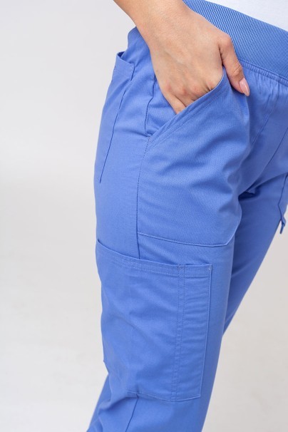 Lekárska dámska súprava Dickies EDS Signature Modern (halena V-neck, nohavice Pull-on) klasicky modrá-10