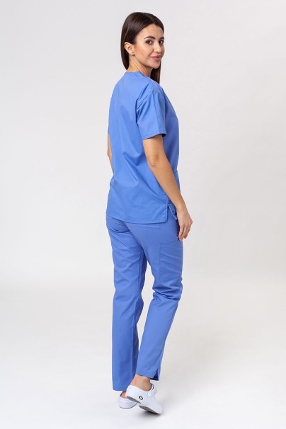 Lekárska dámska súprava Dickies EDS Signature Modern (halena V-neck, nohavice Pull-on) klasicky modrá-2