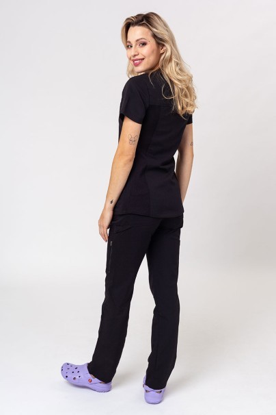 Lekárska dámska súprava Dickies Balance (blúza V-neck, spodná Mid Rise) čierna-1