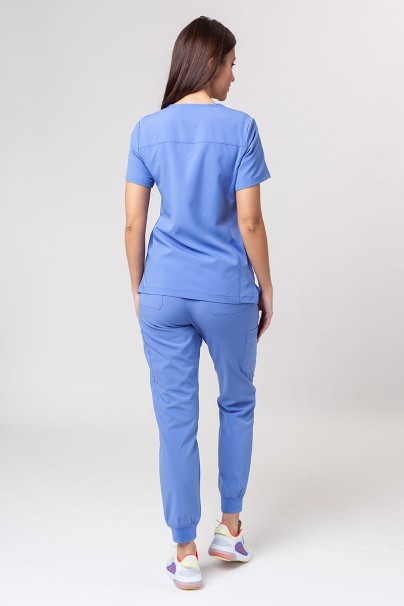 Lekárska dámska súprava Maevn Momentum (blúzka Asymetric, nohavice jogger) klasicky modrá-2
