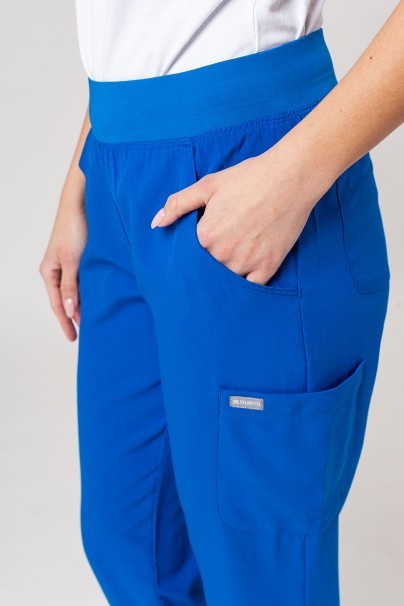 Lekárska dámska súprava Maevn Momentum (blúzka Asymetric, nohavice jogger) kráľovsky modrá-12