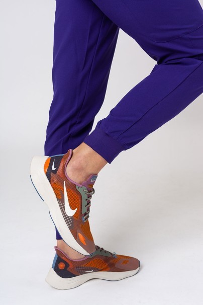 Lekárska dámska súprava Maevn Momentum (blúzka Asymetric, nohavice jogger) fialová-18