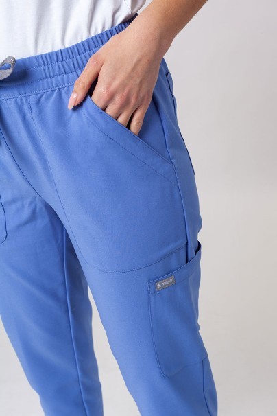 Zdravotnícka súprava Maevn Momentum (blúzka Double V-neck, nohavice 6-pocket) klasicky modrá-11