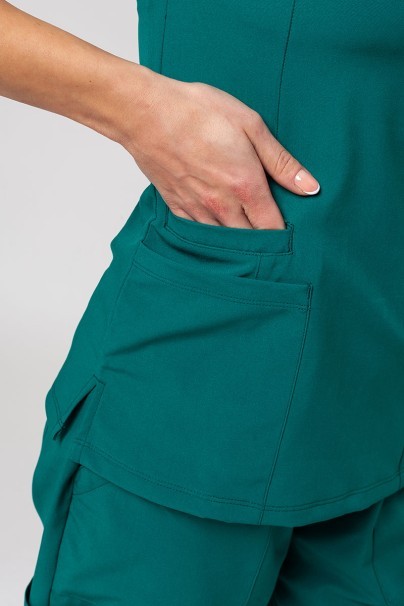 Zdravotnícka súprava Maevn Momentum (blúzka Double V-neck, nohavice 6-pocket) zelená-6