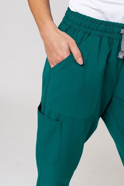 Lekárska súprava Maevn Momentum (blúzka Double V-neck, nohavice 6-pocket) zelená-11