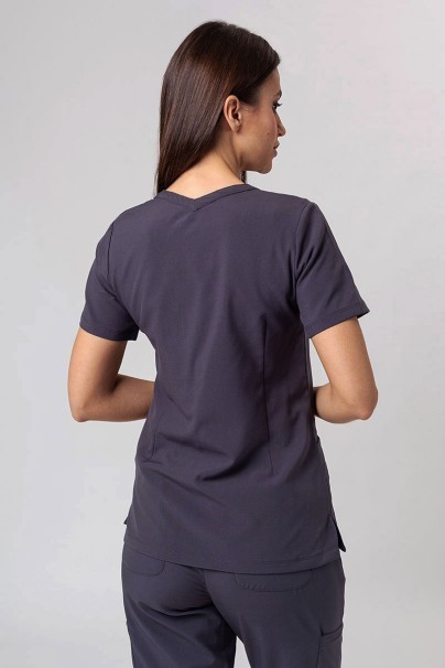 Lekárska súprava Maevn Momentum (blúzka Double V-neck, nohavice 6-pocket) šedá-3