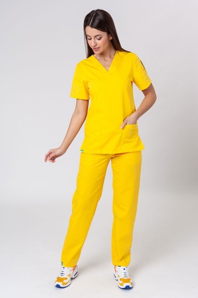 Univerzálne lekárske nohavice Sunrise Uniforms Basic Regular žlté-4