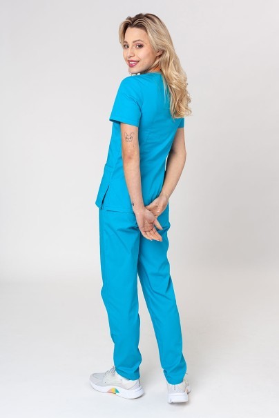 Univerzálne lekárske nohavice Sunrise Uniforms Basic Regular tyrkysové-5