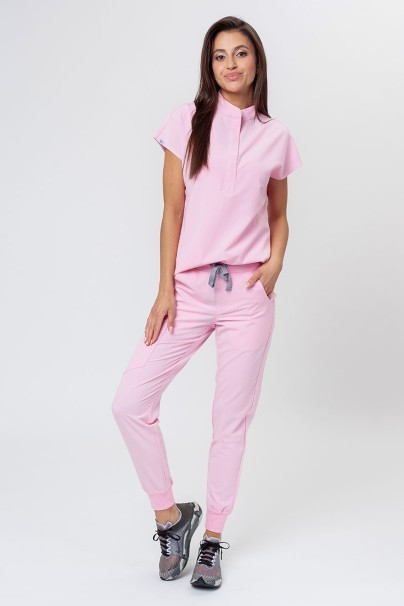 Dámska lekárska blúza Uniforms World 518GTK™ Avant ružová-9