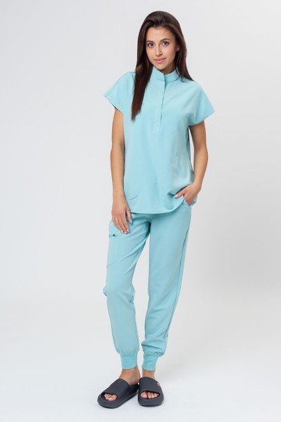 Dámska lekárska blúza Uniforms World 518GTK™ Avant On-Shift aqua-6