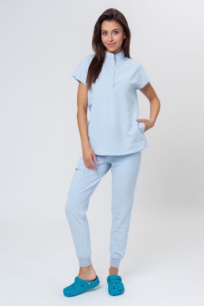 Dámska lekárska blúza Uniforms World 518GTK™ Avant On-Shift modrá-5