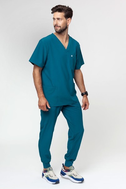 Pánske lekárske nohavice Uniforms World 309TS™ Louis karaibsky modrá-6