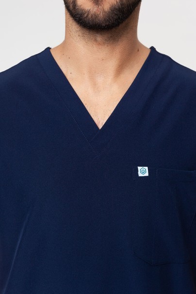 Pánska lekárska súprava Uniforms World 309TS™ Louis námornícky modrá-4
