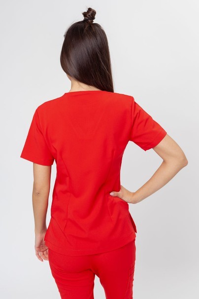 Lekárska blúzka Sunrise Uniforms Premium Joy šťavnatá červená-2