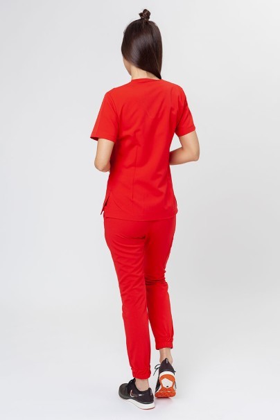 Lekárska súprava Sunrise Uniforms Premium (blúzka Joy, nohavice Chill) šťavnato červená-1