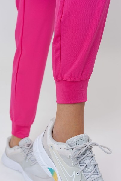 Lekárska dámska súprava Maevn Momentum (blúzka Asymetric, nohavice jogger) ružová-14