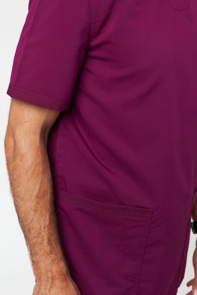 Pánska lekárska blúza Dickies Balance Men V-neck čerešňová červená-4