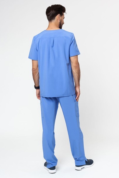 Pánske lekárske nohavice Adar Slim Leg Cargo modré-8