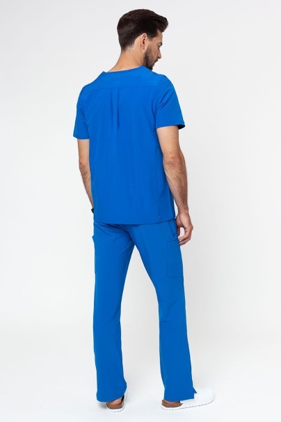Pánske lekárske nohavice Adar Slim Leg Cargo kráľovsky modré-8