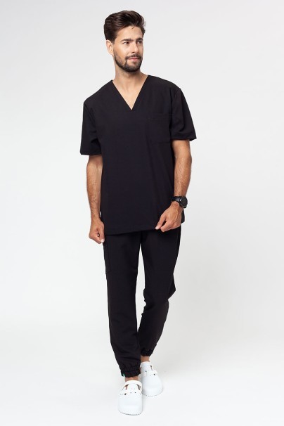Lekárska súprava Sunrise Uniforms Premium Men (blúzka Dose, nohavice Select) čierna-2