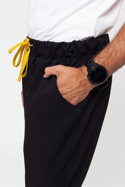 Lekárska súprava Sunrise Uniforms Premium Men (blúzka Dose, nohavice Select) čierna-10