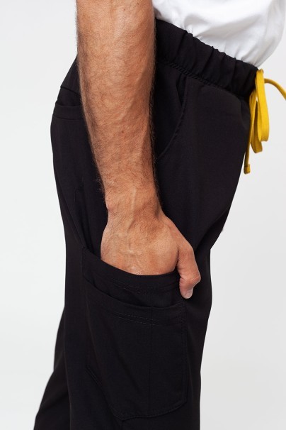 Lekárska súprava Sunrise Uniforms Premium Men (blúzka Dose, nohavice Select) čierna-11
