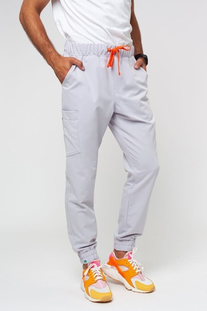 Lekárska súprava Sunrise Uniforms Premium Men (blúzka Dose, nohavice Select) světlo šedá-6