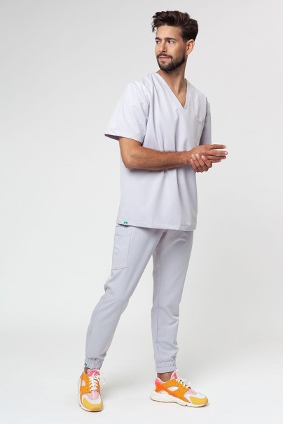 Lekárska súprava Sunrise Uniforms Premium Men (blúzka Dose, nohavice Select) svetlo šedá-2