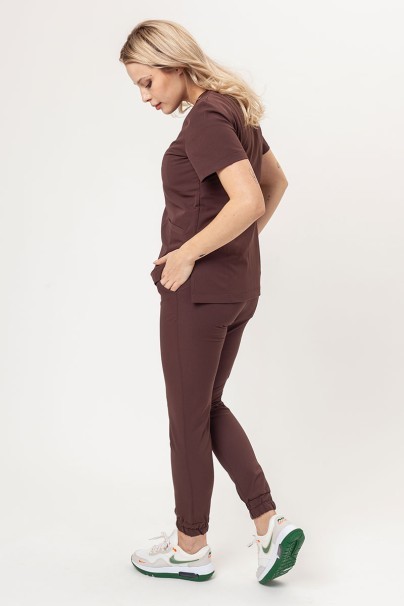 Lekárska súprava Sunrise Uniforms Premium (blúza Joy,  nohavice Chill) hnedá-2