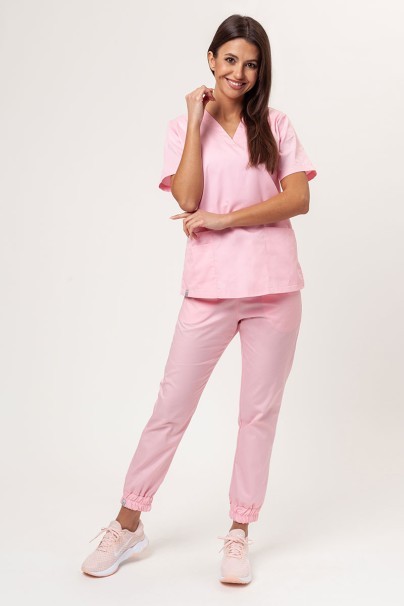 Dámske lekárske nohavice Sunrise Easy FRESH jogger svetlo ružové-5