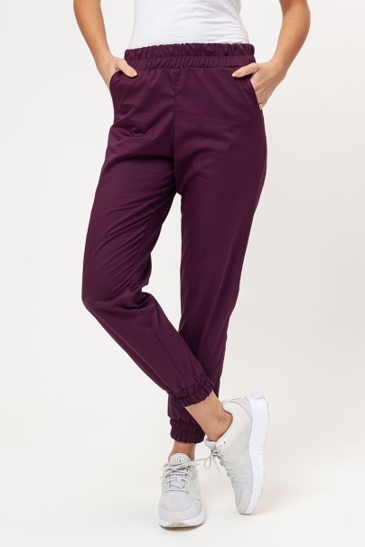 Dámska lekárska súprava Sunrise Basic Jogger FRESH burgundová-7