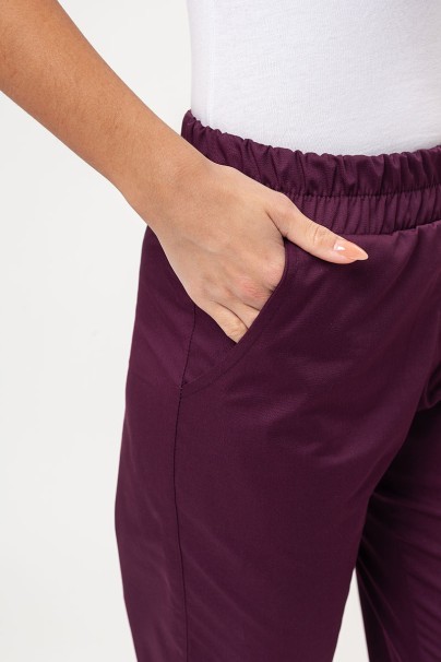 Dámska lekárska súprava Sunrise Basic Jogger FRESH burgundová-9