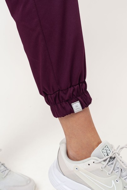 Dámska lekárska súprava Sunrise Basic Jogger FRESH burgundová-11