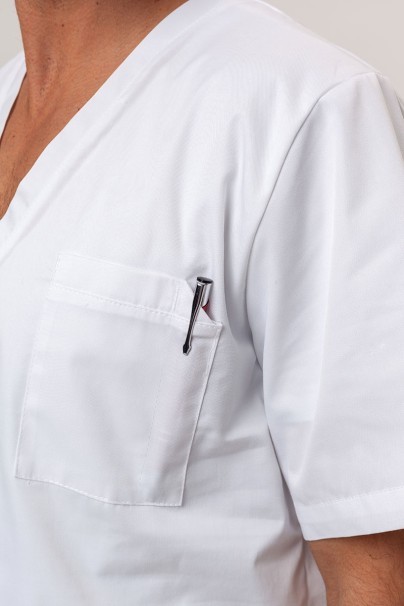 Pánska lekárska blúza Sunrise Uniforms Basic Standard FRESH biela-4