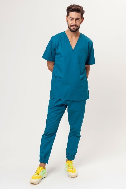Pánska lekárska blúza Sunrise Uniforms Basic Standard FRESH karaibsky modrá-8