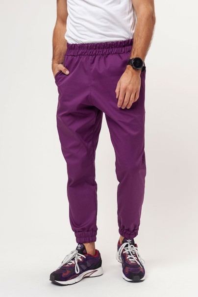 Pánska lekárska súprava Sunrise Basic Jogger FRESH slivková-7