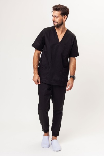 Pánska lekárska blúza Sunrise Uniforms Basic Standard FRESH čierna-5
