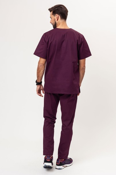 Pánska lekárska blúza Sunrise Uniforms Basic Standard FRESH burgundová-6