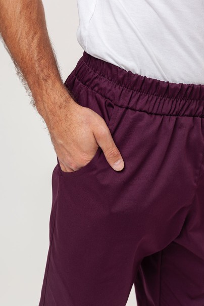 Pánske lekárske nohavice Sunrise Easy FRESH jogger burgundové-3