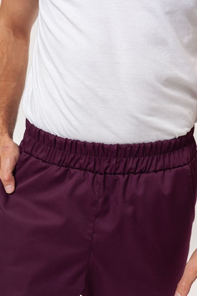 Pánska lekárska súprava Sunrise Basic Jogger FRESH burgundová-9