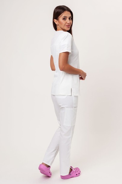 Dámska lekárska súprava Cherokee Revolution Tech (blúza V-neck, nohavice Mid Rise) biela-1