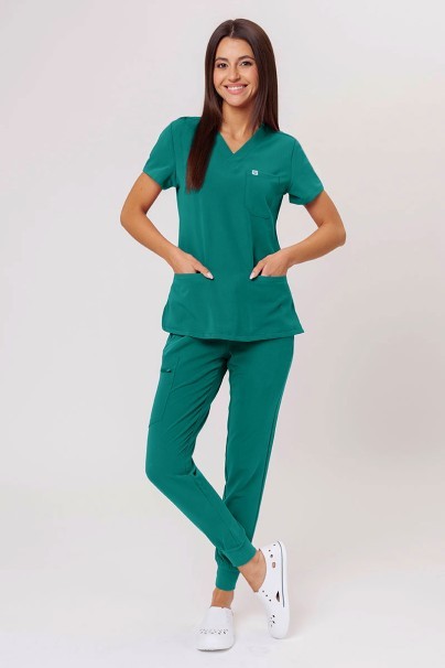 Dámska lekárska blúza Uniforms World 518GTK™ Phillip On-Shift zelená-5
