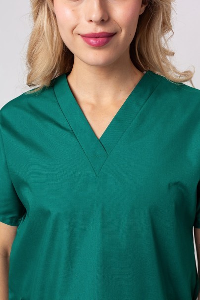 Lekárska dámska súprava Cherokee Originals (blúzka s výstrihom do V, nohavice N.Rise) zelená-3