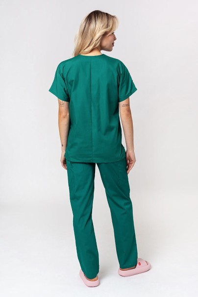 Lekárska dámska súprava Cherokee Originals (blúzka s výstrihom do V, nohavice N.Rise) zelená-11