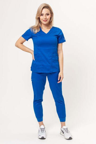 Dámske lekárske nohavice Maevn Matrix Yogga jogger kráľovsky modré-6