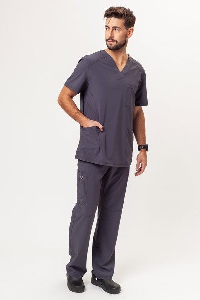 Pánska lekárska blúzka Cherokee Infinity V-neck Men šedá-6
