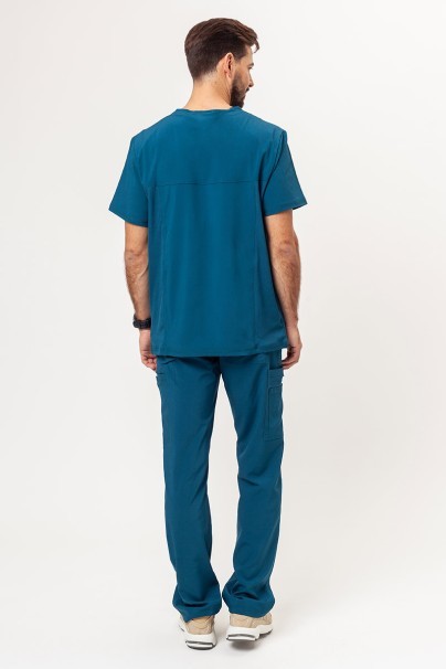 Pánska lekárska súprava Cherokee Infinity (blúzka V-neck, nohavice Fly) karaibsky modrá-2